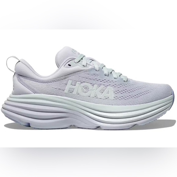 Hoka Shoes - NEW Hoka One One Bondi 8 Women’s Running Shoes Ether Illusion Purple Size 8